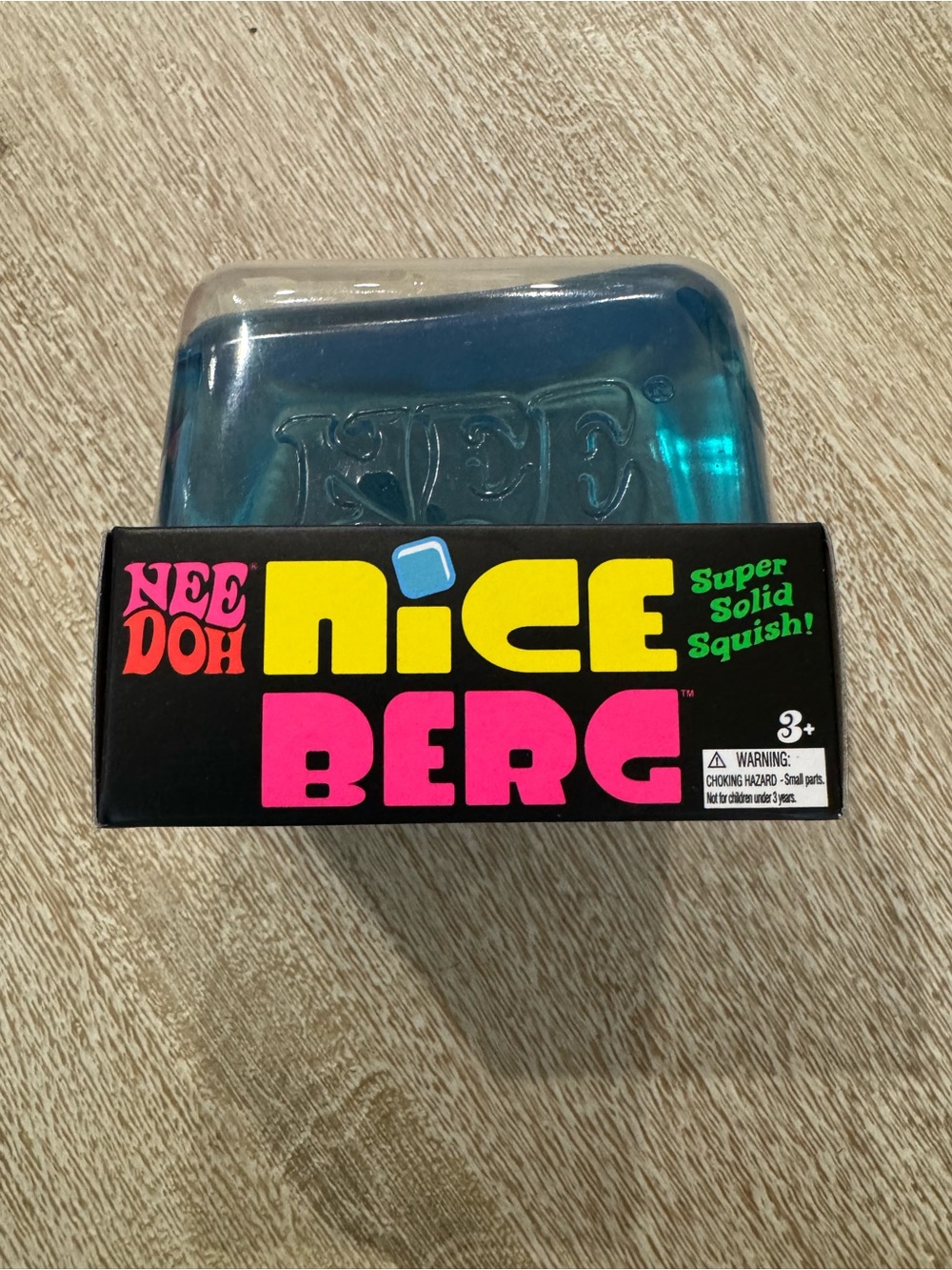 Nee Doh Nice Berg Blue Super Solid Squish - Blue